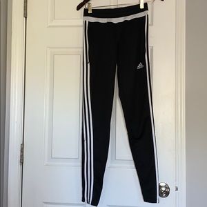 Black and White Adidas Pants